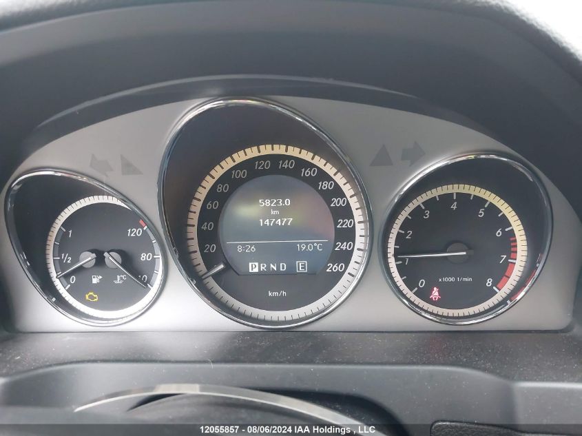 2011 Mercedes-Benz C-Class VIN: WDDGF8BB0BA486418 Lot: 12055857