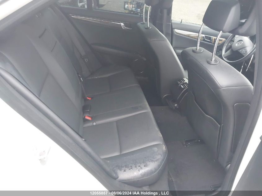 2011 Mercedes-Benz C-Class VIN: WDDGF8BB0BA486418 Lot: 12055857