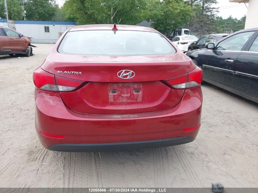 2015 Hyundai Elantra VIN: 5NPDH4AE6FH645906 Lot: 12055866