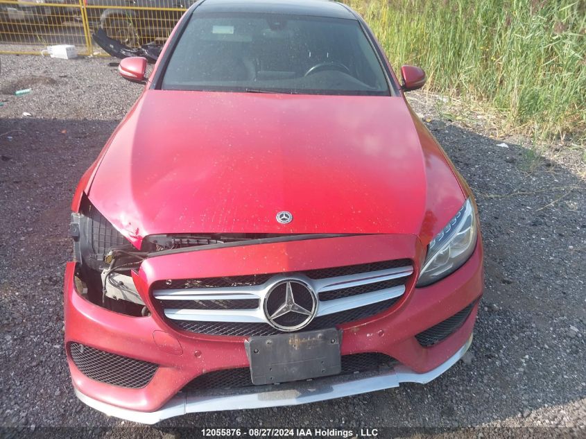 2016 Mercedes-Benz C-Class VIN: 55SWF4KBXGU110014 Lot: 12055876