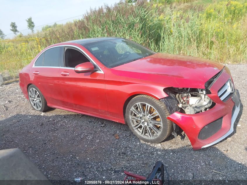 2016 Mercedes-Benz C-Class VIN: 55SWF4KBXGU110014 Lot: 12055876