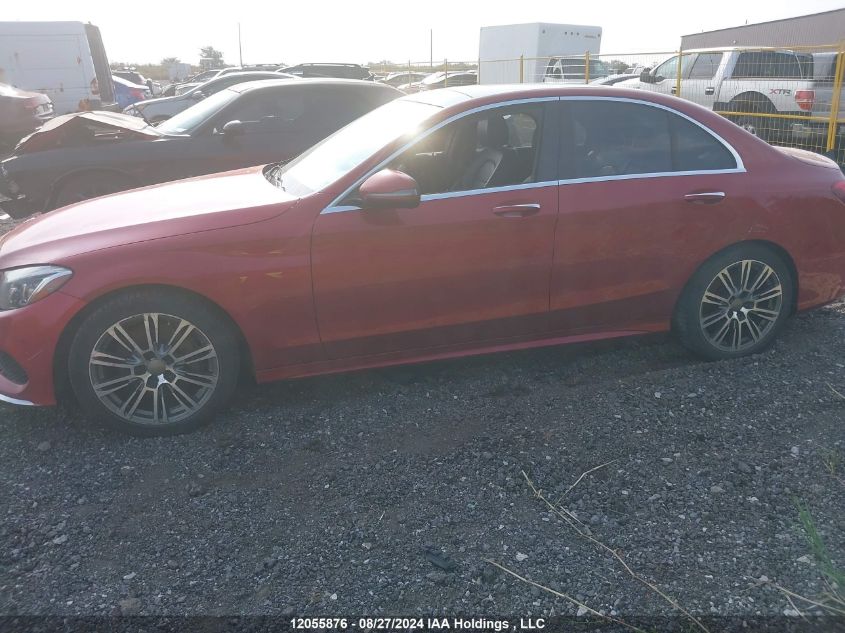 2016 Mercedes-Benz C-Class VIN: 55SWF4KBXGU110014 Lot: 12055876