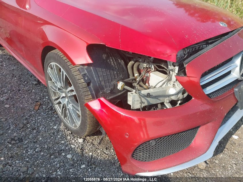 2016 Mercedes-Benz C-Class VIN: 55SWF4KBXGU110014 Lot: 12055876