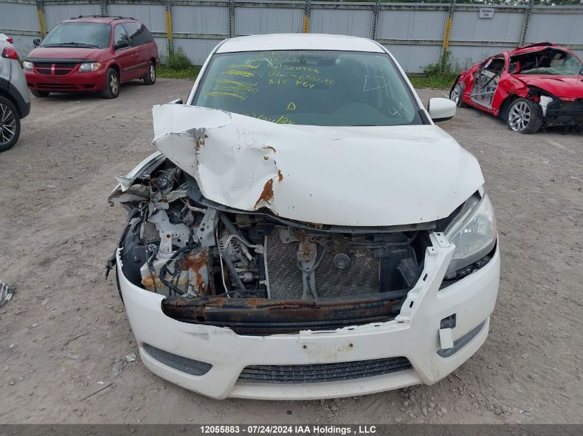 2014 Nissan Sentra VIN: 3N1AB7AP5EL655139 Lot: 12055883