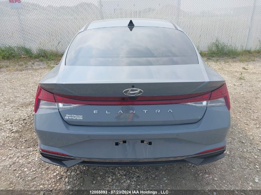 2022 Hyundai Elantra Sel VIN: KMHLN4AG8NU284068 Lot: 12055893