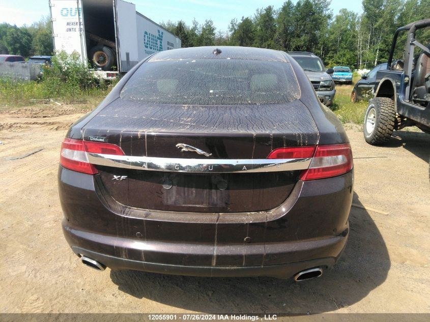 2011 Jaguar Xf VIN: SAJXA0GB2BLR95743 Lot: 12055901