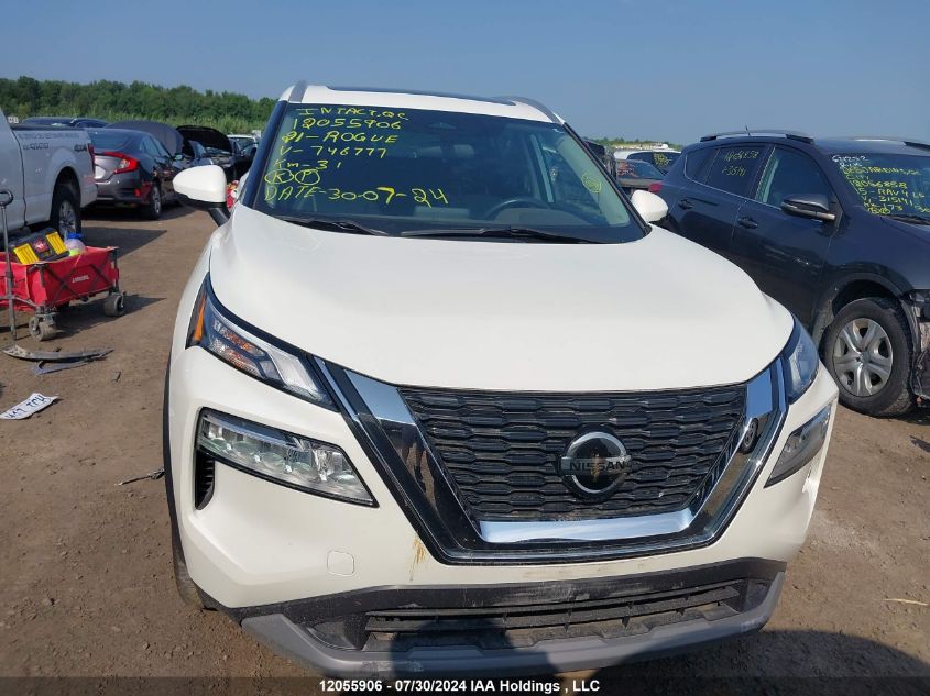 2021 Nissan Rogue VIN: 5N1AT3BB5MC746777 Lot: 12055906