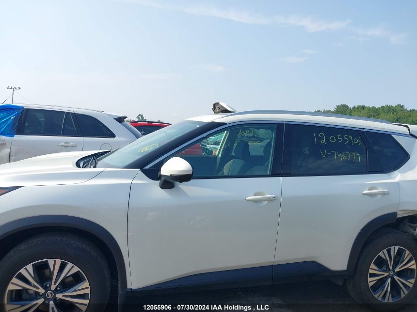 2021 Nissan Rogue VIN: 5N1AT3BB5MC746777 Lot: 12055906