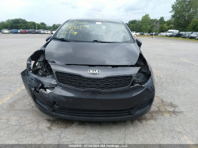 2015 Kia Rio Lx VIN: KNADM4A36F6456111 Lot: 12055925