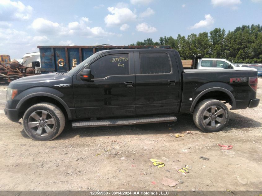 2012 Ford F150 Supercrew VIN: 1FTFW1EF4CFA50848 Lot: 12055950