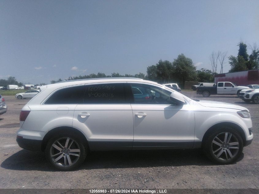 2011 Audi Q7 VIN: WA1LMCFE9BD008013 Lot: 12055983