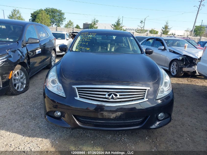 2012 Infiniti G25X VIN: JN1DV6AR1CM862002 Lot: 12055985