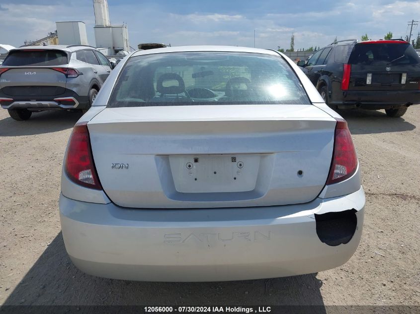 2006 Saturn Ion Sedan VIN: 1G8AJ55F26Z206138 Lot: 12056000