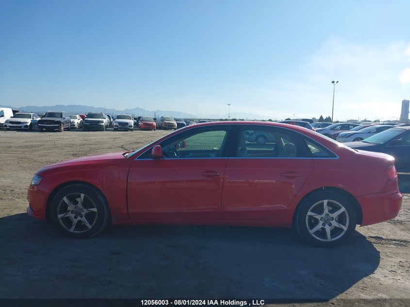 2009 Audi A4 VIN: WAULF68K39A088454 Lot: 12056003