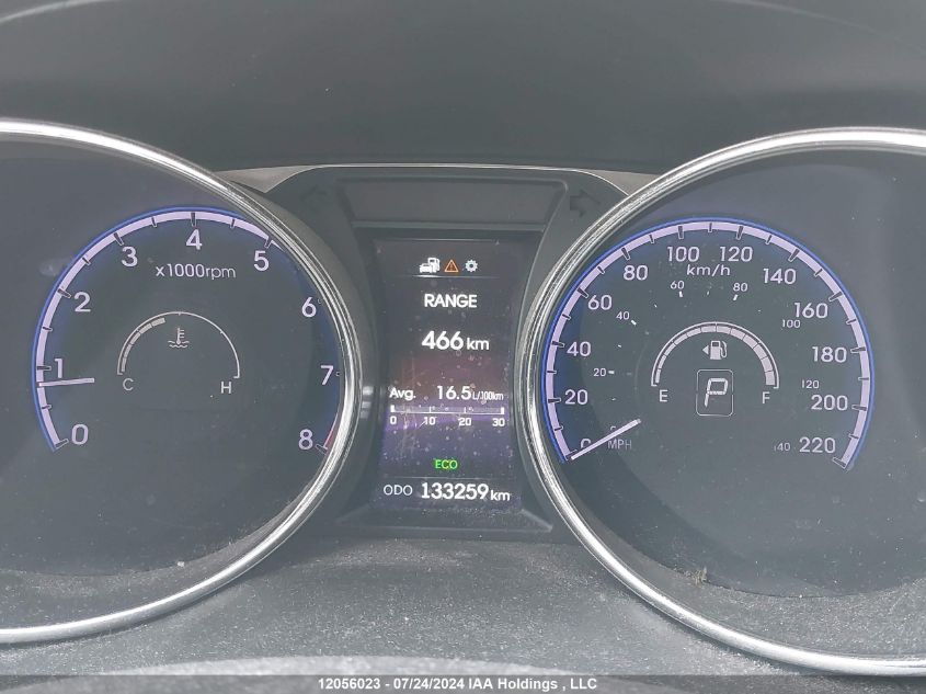 2014 Hyundai Tucson Limited VIN: KM8JUCAG4EU878273 Lot: 12056023