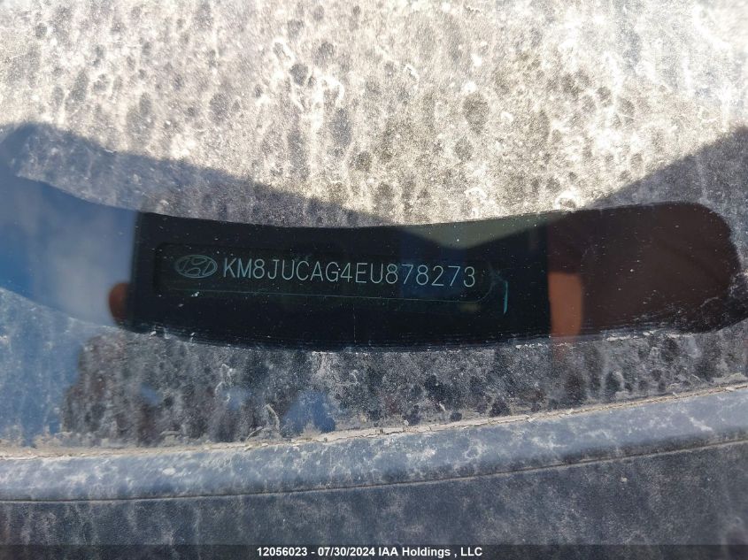2014 Hyundai Tucson Limited VIN: KM8JUCAG4EU878273 Lot: 12056023