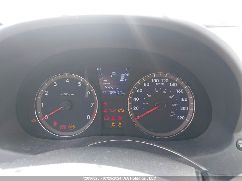 2013 Hyundai Accent Gl VIN: KMHCT4AE3DU386705 Lot: 12056028