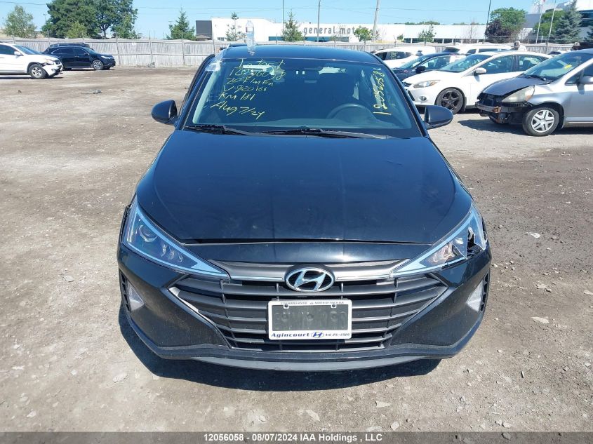 2020 Hyundai Elantra VIN: KMHD74LF1LU920166 Lot: 12056058