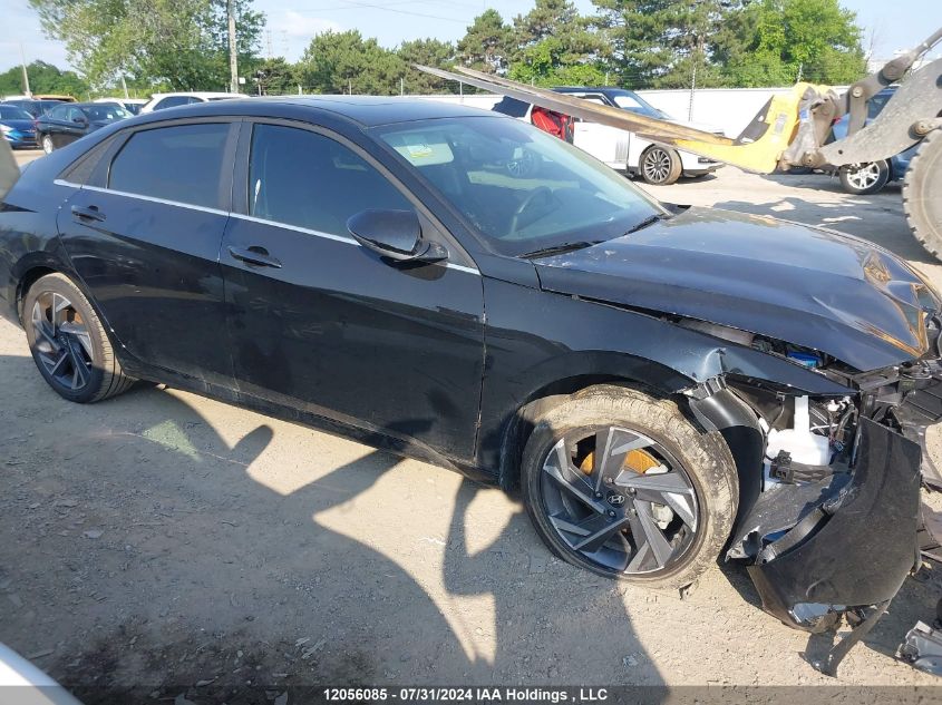 2024 Hyundai Elantra Hybrid Luxury VIN: KMHLN4DJ2RU107593 Lot: 12056085