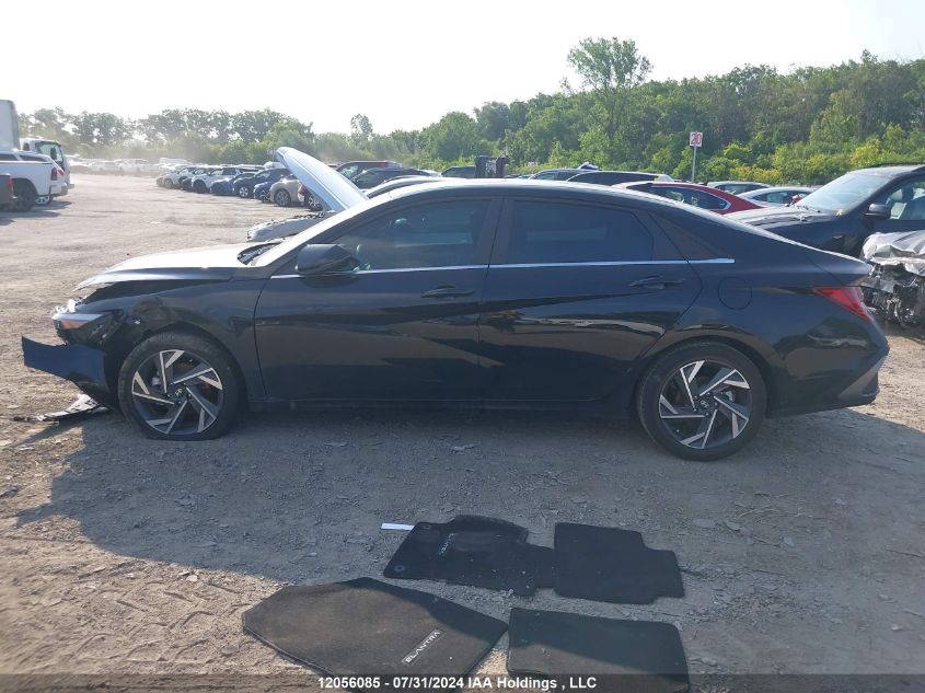 2024 Hyundai Elantra Hybrid Luxury VIN: KMHLN4DJ2RU107593 Lot: 12056085