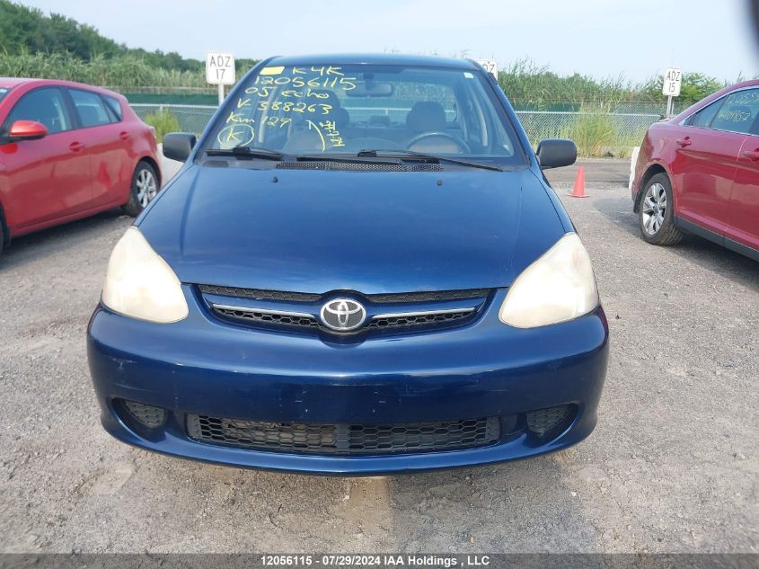 2005 Toyota Echo VIN: JTDBT123150388263 Lot: 12056115