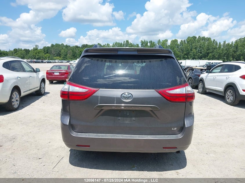 2015 Toyota Sienna Le VIN: 5TDKK3DC6FS548891 Lot: 12056147