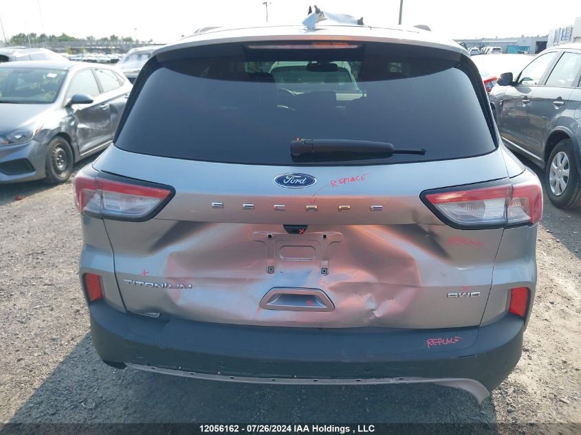 2022 Ford Escape Titanium VIN: 1FMC09J93NUA56531 Lot: 12056162