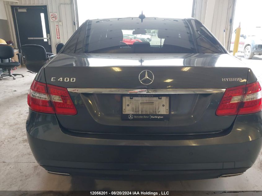 2013 Mercedes-Benz E 400 Hybrid Sport VIN: WDDHF9FB9DA610418 Lot: 12056201