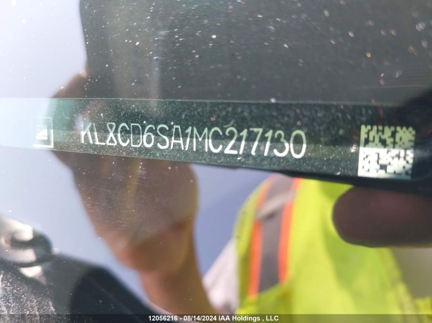 2021 Chevrolet Spark VIN: KL8CD6SA1MC217130 Lot: 12056216