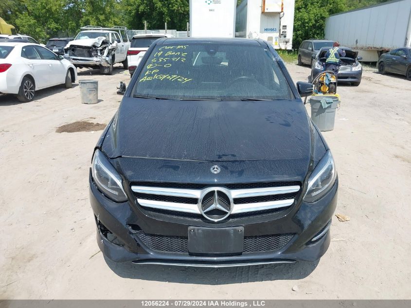 2019 Mercedes-Benz B-Class B 250 VIN: WDDMH4GB9KJ535212 Lot: 12056224