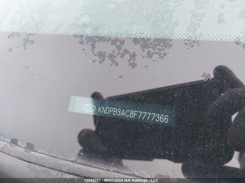 2015 Kia Sportage VIN: KNDPB3AC8F7777366 Lot: 12056231