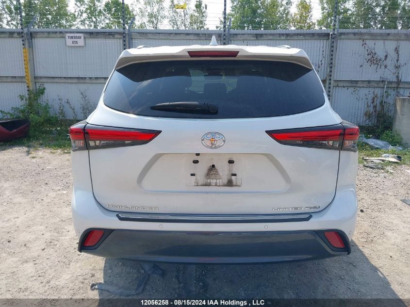 2022 Toyota Highlander VIN: 5TDDZRBH8NS181447 Lot: 12056258