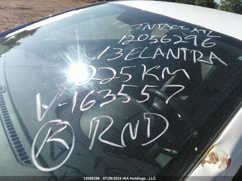 2013 Hyundai Elantra Gl VIN: 5NPDH4AE0DH163557 Lot: 12056296