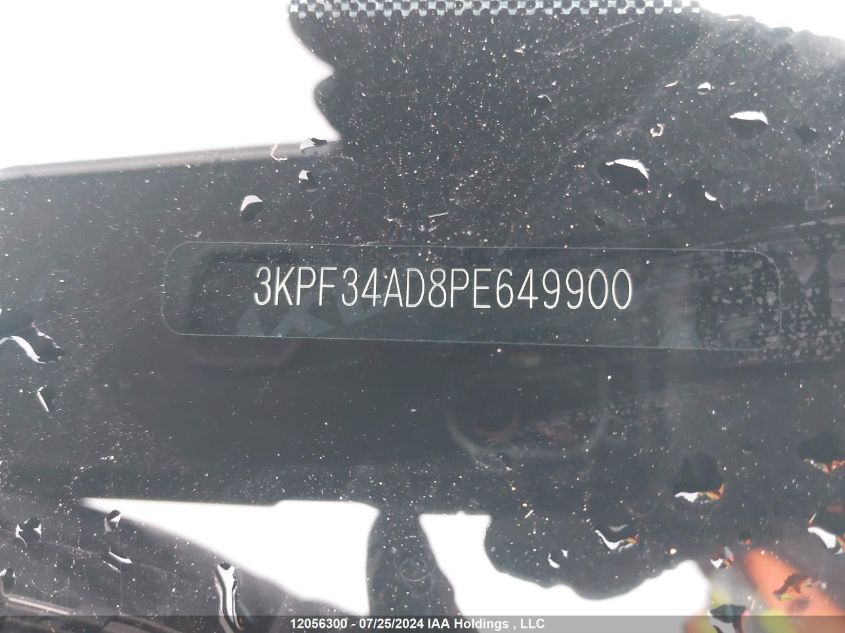 2023 Kia Forte VIN: 3KPF34AD8PE649900 Lot: 12056300