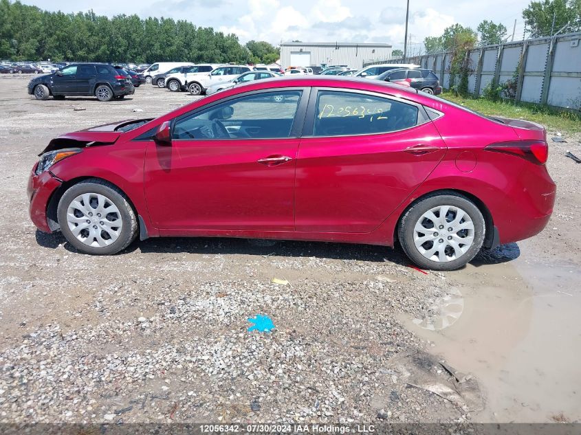 2015 Hyundai Elantra Gl VIN: 5NPDH4AE6FH625848 Lot: 12056342