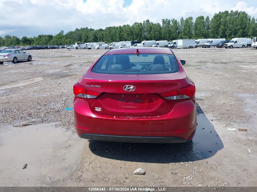 2015 Hyundai Elantra Gl VIN: 5NPDH4AE6FH625848 Lot: 12056342