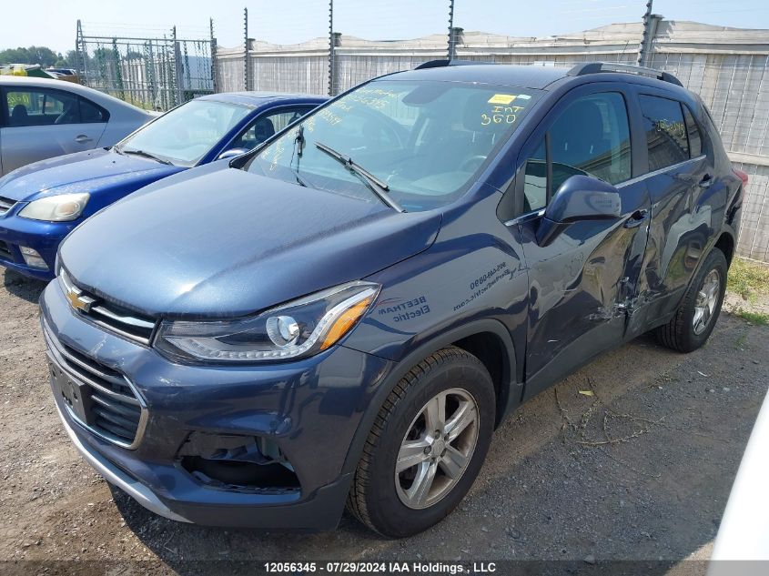 2018 Chevrolet Trax VIN: 3GNCJLSBXJL393544 Lot: 12056345