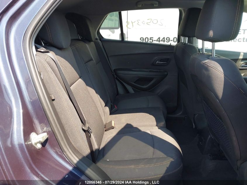 2018 Chevrolet Trax VIN: 3GNCJLSBXJL393544 Lot: 12056345