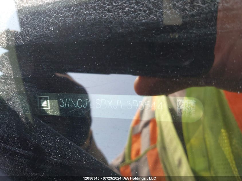 2018 Chevrolet Trax VIN: 3GNCJLSBXJL393544 Lot: 12056345