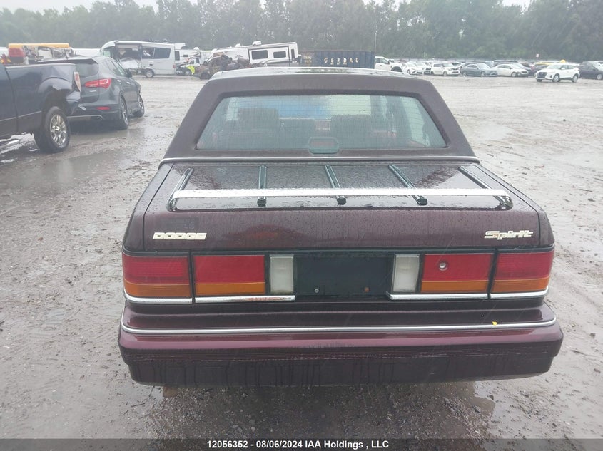 1992 Dodge Spirit VIN: 1B3XA46K2NF116527 Lot: 12056352