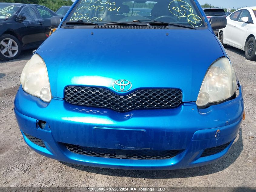 2005 Toyota Echo VIN: JTDJT123350093421 Lot: 12056405