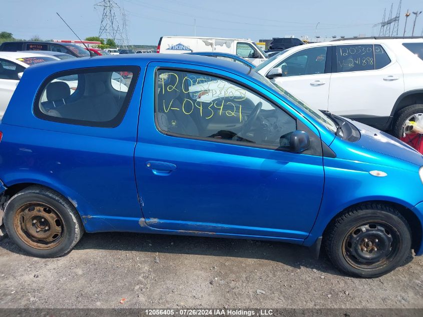 2005 Toyota Echo VIN: JTDJT123350093421 Lot: 12056405