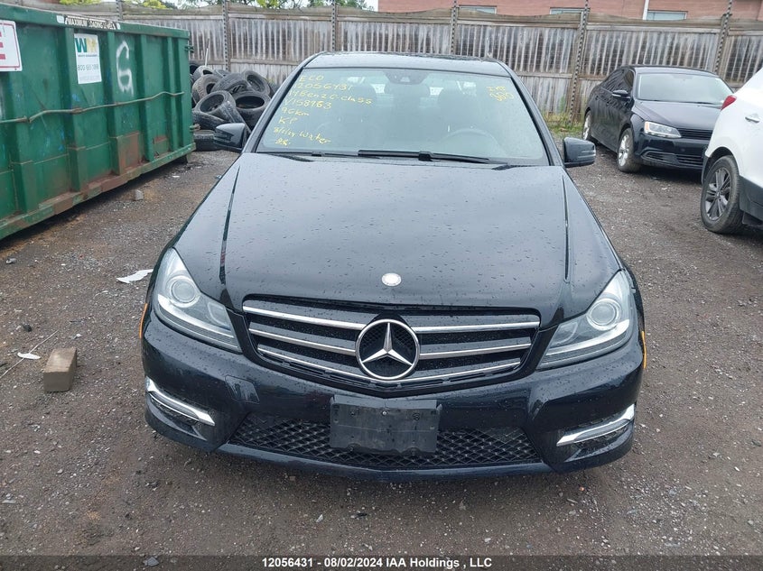 2014 Mercedes-Benz C-Class VIN: WDDGF8AB3EG158963 Lot: 12056431