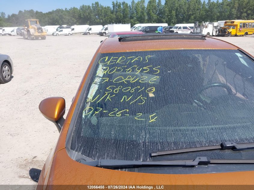2017 Chevrolet Cruze VIN: 3G1BF6SMXHS580610 Lot: 12056455