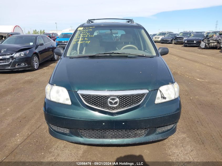 2003 Mazda Mpv Wagon VIN: JM3LW28J530377231 Lot: 12056476