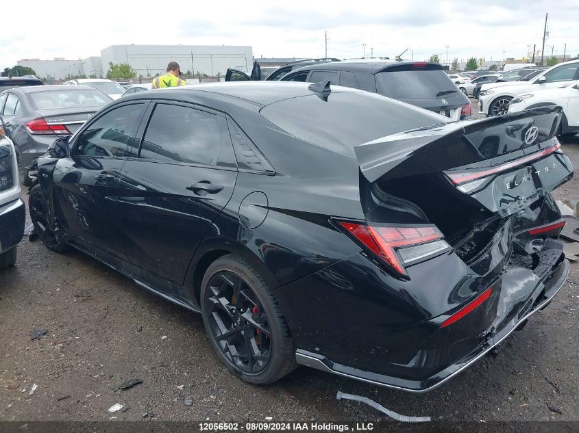 2024 Hyundai Elantra N Line VIN: KMHLR4DF7RU770321 Lot: 12056502