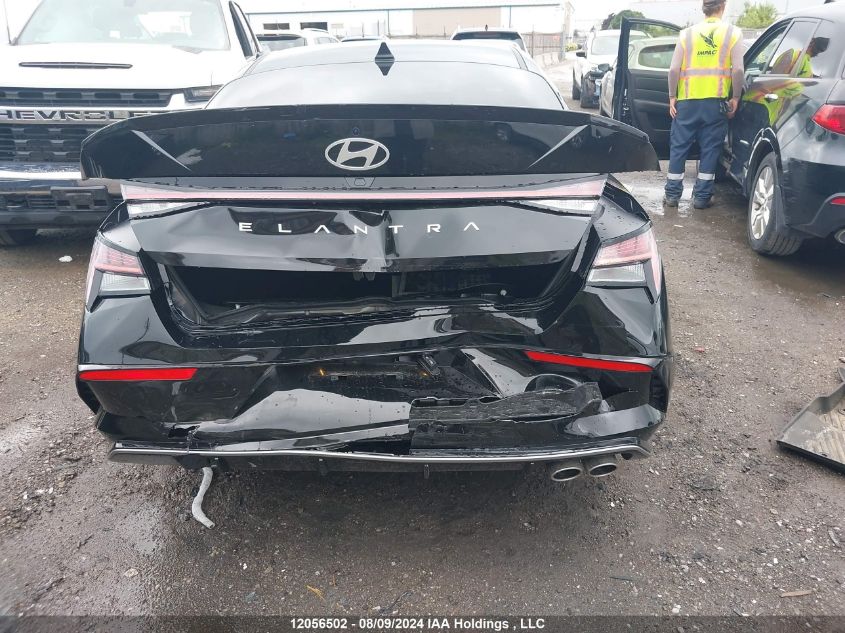 2024 Hyundai Elantra N Line VIN: KMHLR4DF7RU770321 Lot: 12056502