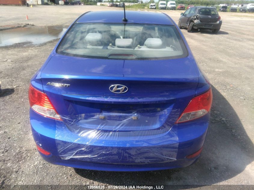 2012 Hyundai Accent Gl VIN: KMHCT4AE9CU107546 Lot: 12056525