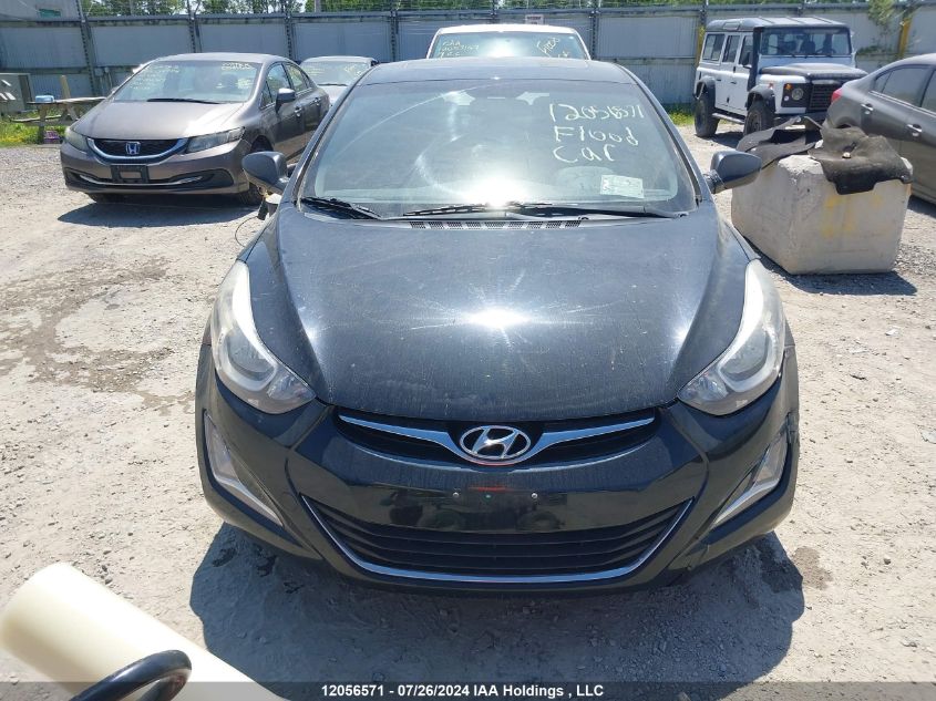 2015 Hyundai Elantra Gls VIN: KMHDH4AH3FU383287 Lot: 12056571