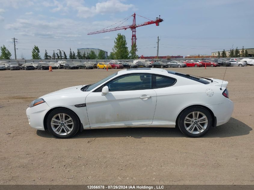 2008 Hyundai Tiburon Gs VIN: KMHHM65D88U284578 Lot: 12056578
